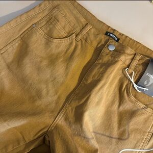 FLAMINGALS size xl barrel tan jeans